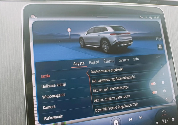 Mercedes-Benz EQS cena 499900 przebieg: 9000, rok produkcji 2022 z Opole małe 562